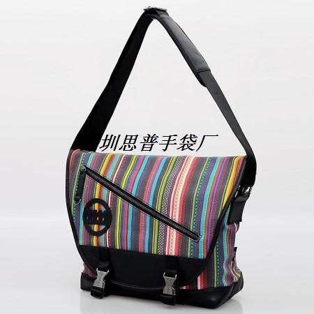 供应斜跨单肩帆布包，麻布袋订作