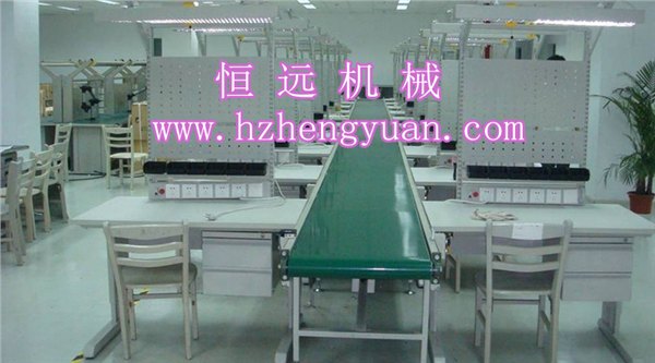 供应单边工作台上带机,双边工作台,工装皮带线,湖州输送线