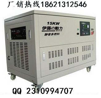 15KW双燃料发电机