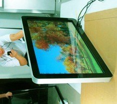 供应42寸苹果款式触摸查询一体机