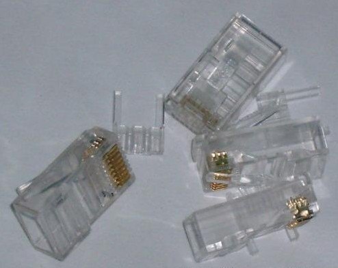 唯康水晶头 超五类非屏蔽水晶头 RJ45水晶头价格公道