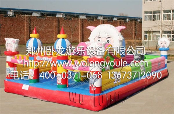 卧龙游乐 喜洋洋灰太狼充气玩具价格