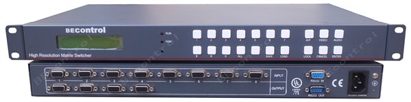 供应八进四出VGA矩阵，VGA-0804矩阵