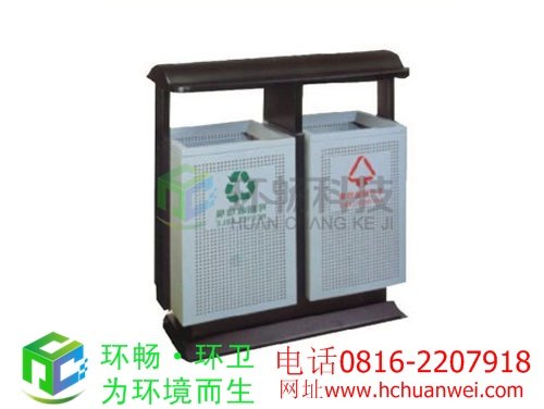 冲桩孔起头垃圾桶 钢板垃圾桶 绵阳钢板垃圾桶批发