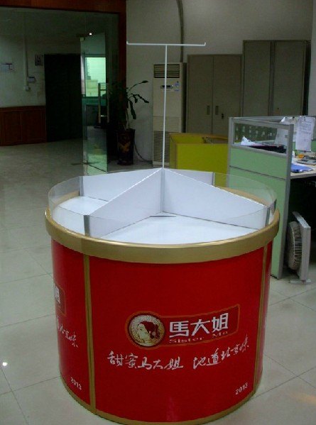 苏州 一米圆柜 高端食品休闲圆弧展示柜