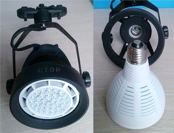 LED导轨射灯 PAR30 30W LED射灯光源代替传统70W金卤灯