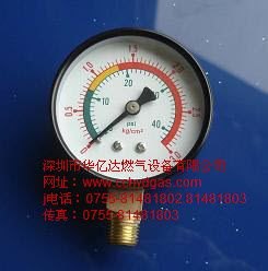0-5KG/0-10KG/0-25KG煤气压力表
