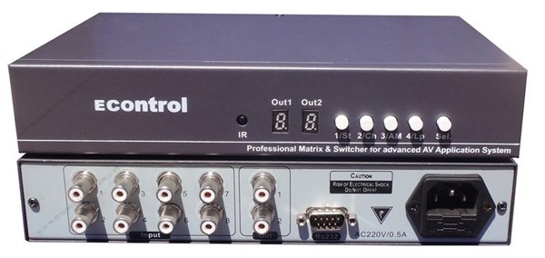 供应4进1出音频切换器 AUDIO切换器 可编程