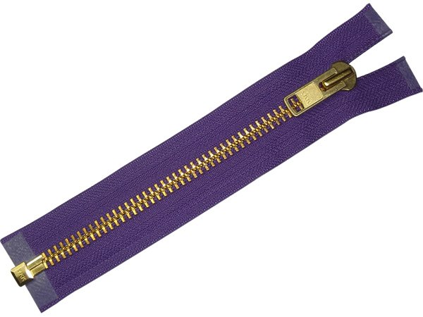 供应上海吉田正品|YKK拉链|10号金铜开尾拉链|YKK拉头