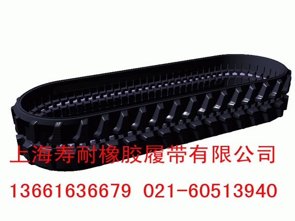 山河智能SWE60 65 70挖掘机橡胶履带，橡胶块