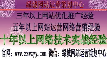 网站优化推广网络营销为什么说绿城网站运营策划中心好