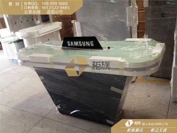 三星专卖店效果图片/三星手机展示柜尺寸/手机柜工厂