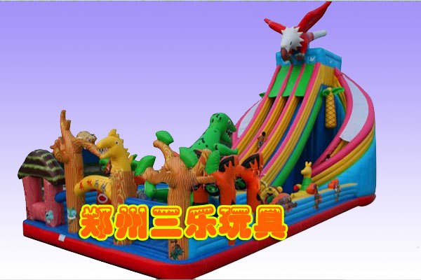 环道儿童充气滑梯多少钱？