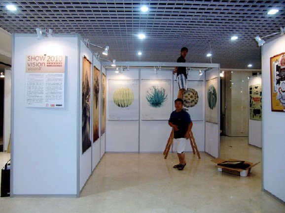 八棱柱铝材展板，PVC白色展板报价，八棱柱展板销售厂家