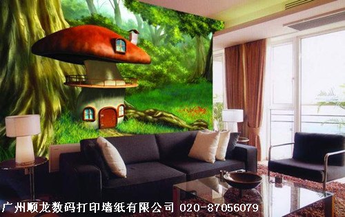 家居装修专用无缝壁布，个性墙纸，打印墙纸