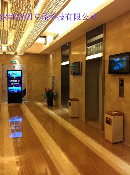 供应高清楼宇广告机 壁挂式广告机尺寸