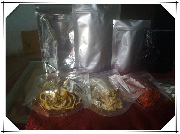 福清粮食真空包装袋-透明自封自立袋