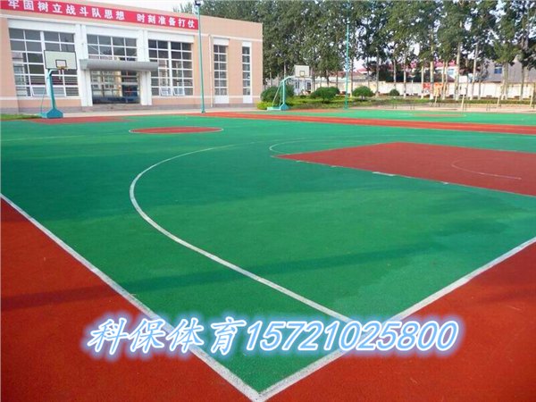 杭州富阳塑胶篮球场价格|网球场围网|材料施工报价