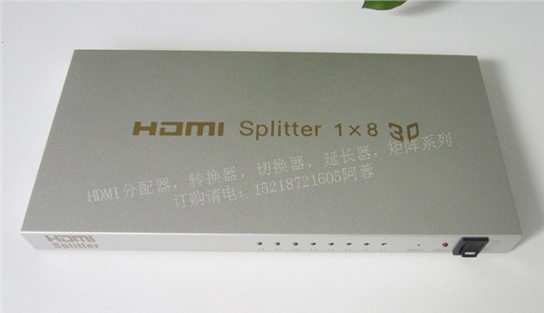 1.4版HDMI分配器 一进八出报价