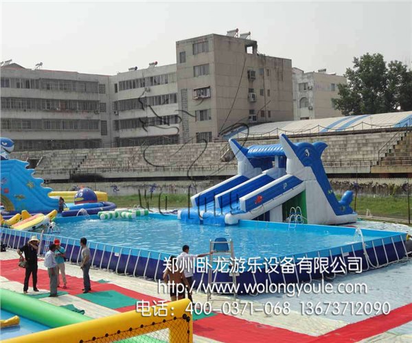 卧龙游乐支架游泳池厂家 动漫水世界项目 报价