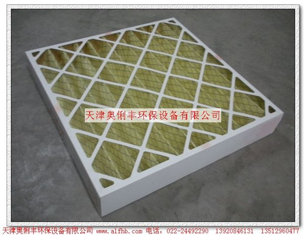 供应纸框95mm厚一次性初效过滤器