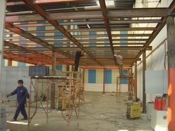 北京通州区二层钢结构制作室内钢架安装焊接