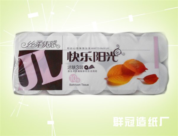 印花卫生纸哪里的好 群冠纸业