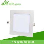 微宇LED照明超薄高亮方形筒灯20w