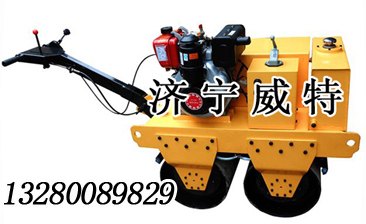 手扶式双钢轮柴油压路机