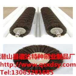 水果、皮革抛光打蜡马毛轮、马毛刷辊