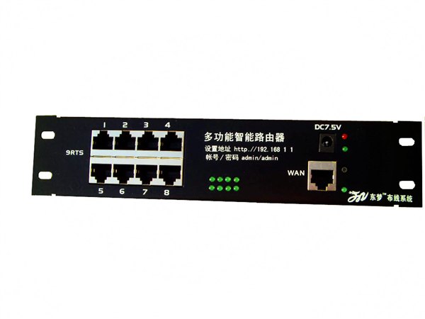 1进8出路由器模块条