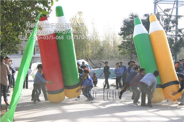 郑州卧龙趣味运动会设施价格  充气玩具图片