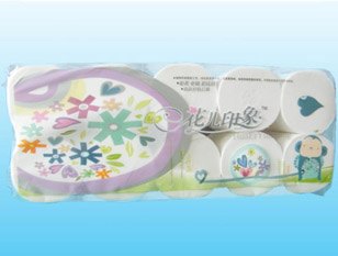 花儿印象圆卷卫生纸