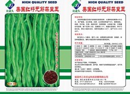 商家推荐美国红籽无筋豆种子