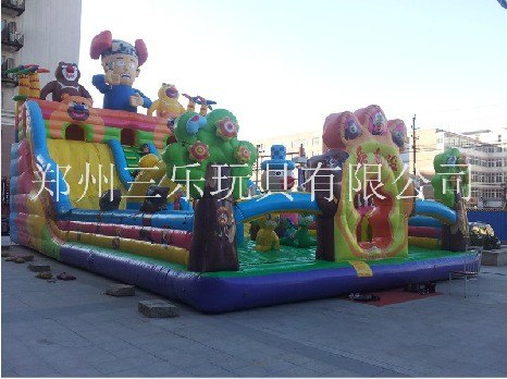 广场儿童充气滑梯生产厂家 浙江充气滑梯厂家直销价格