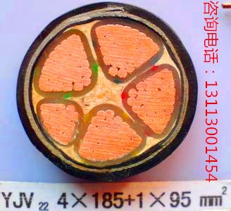 YJV22交联聚乙烯绝缘聚氯乙烯护套铠装电力电缆