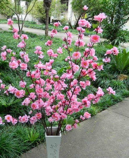 浙江杭州仿真樱花枝花环批发
