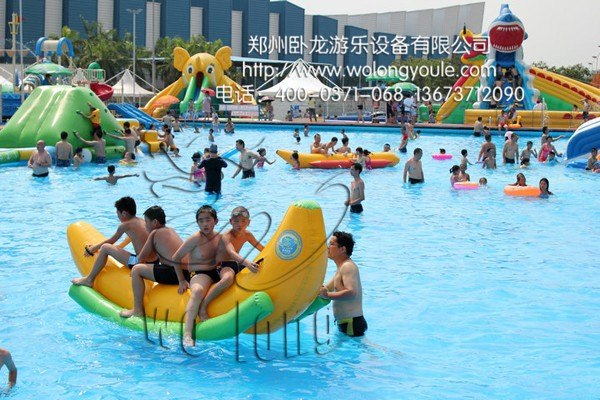 动漫水世界价格 充气水上浮具 郑州卧龙品牌厂家