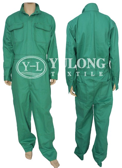 YL-218#绿色阻燃连体服