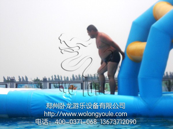 卧龙游乐 元宵节特惠 水上充气冲关 充气玩具