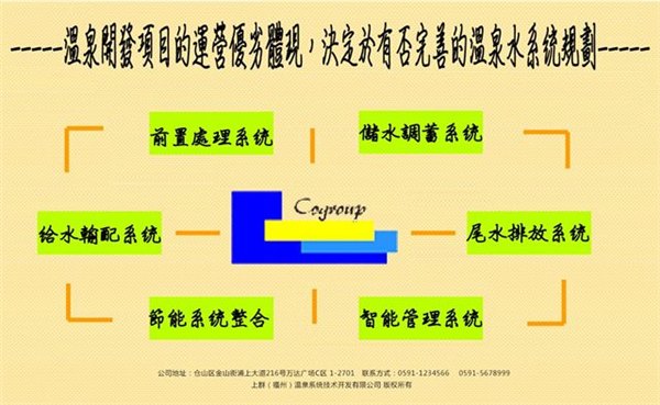 温泉水处理规划设计