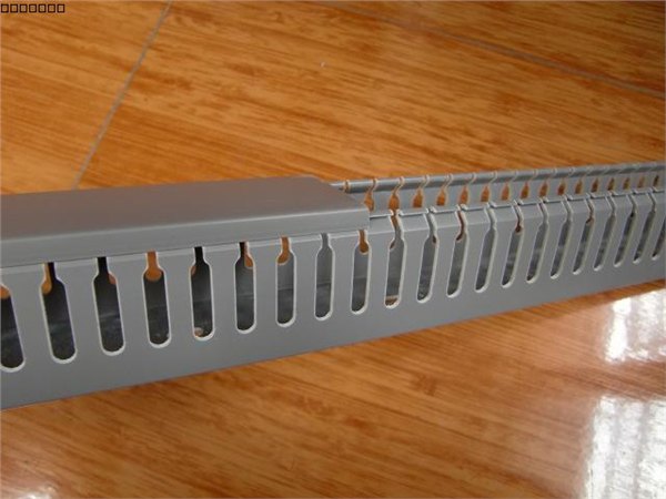 优质配电柜线槽60*40灰色线槽PVC 线槽板 机柜用线槽  明线