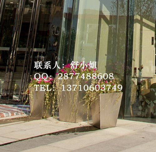 供应福建不锈钢户外花箱，园林花槽