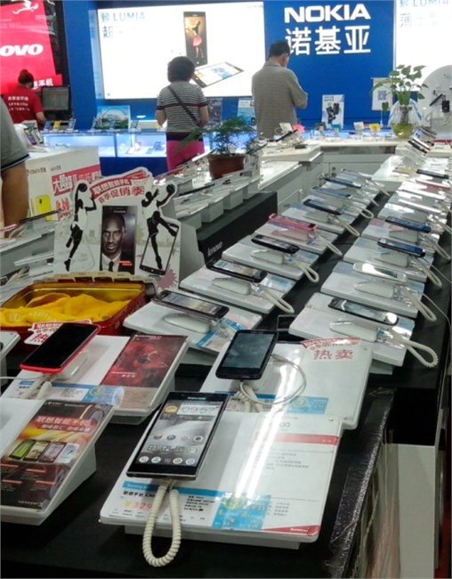 厂家供应 展会手机防盗拉线盒 