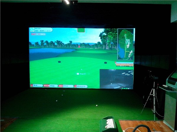 3d高尔夫模拟系统 3D摄像高尔夫训练设备 室内3D高尔夫