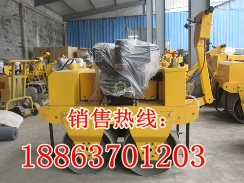 最牛最强悍的手扶式双钢轮振动碾小型压路机厂家
