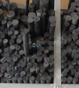 齿轮料 含油尼龙棒 mc901蓝色尼龙棒 黑色pa66 耐磨尼龙棒