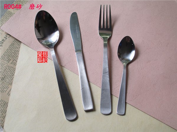 磨砂系列不锈钢餐具 餐具不锈钢 酒店用品刀叉更