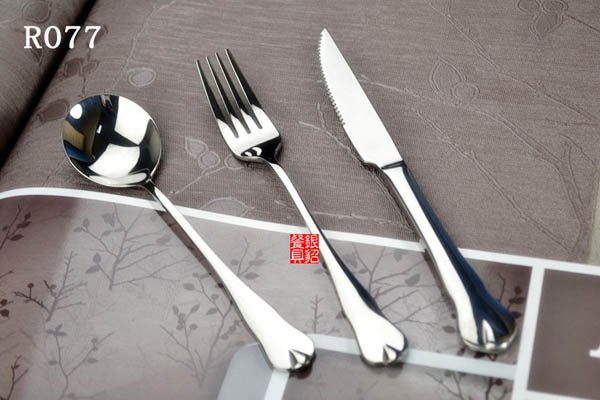 水滴系列不锈钢刀叉 西餐餐具主餐匙 酒店用品刀叉更