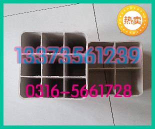优质 PVC单孔方管/多孔格栅管 各种规格 价格便宜